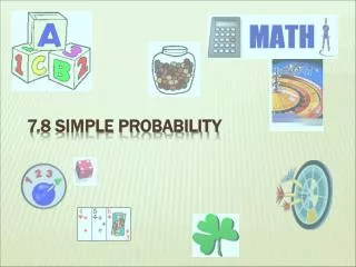 7.8 Simple Probability