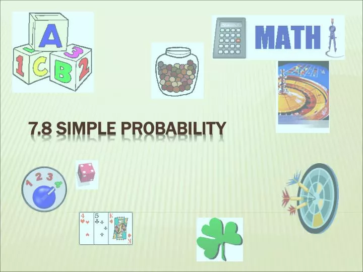 7 8 simple probability
