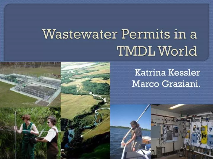 wastewater permits in a tmdl world