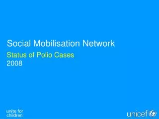 Status of Polio Cases 2008