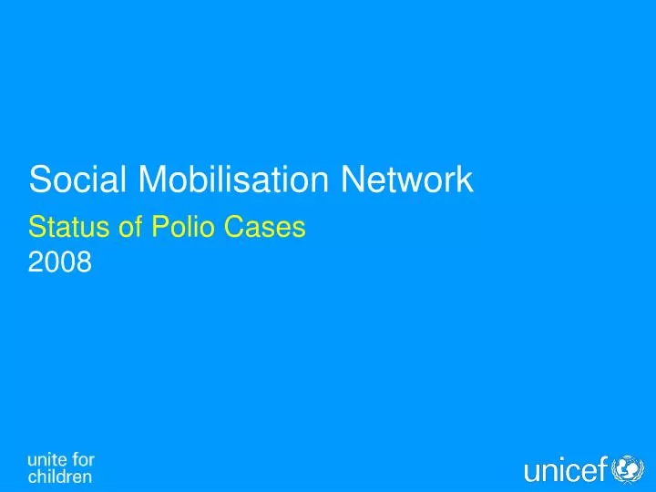 status of polio cases 2008