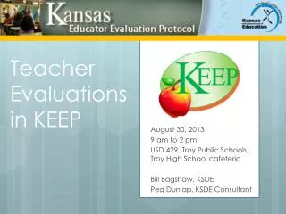 Teacher Evaluations in KEEP