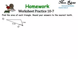 Worksheet Practice 10-7