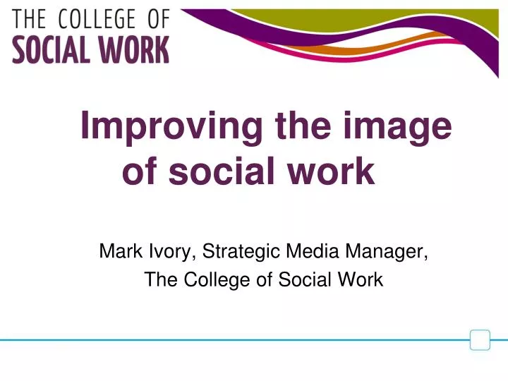 improving the image of social work