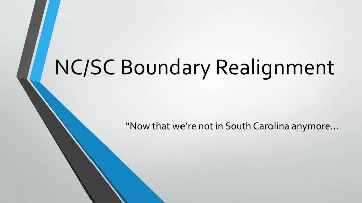 nc sc boundary realignment