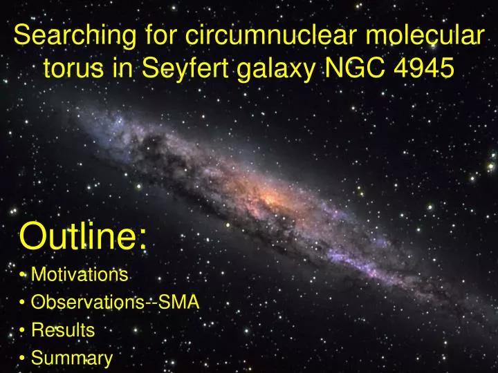 searching for circumnuclear molecular torus in seyfert galaxy ngc 4945