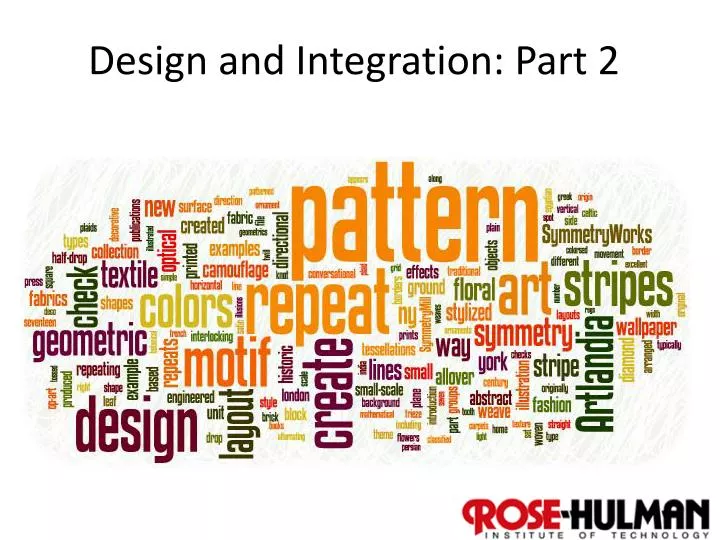 design and integration part 2