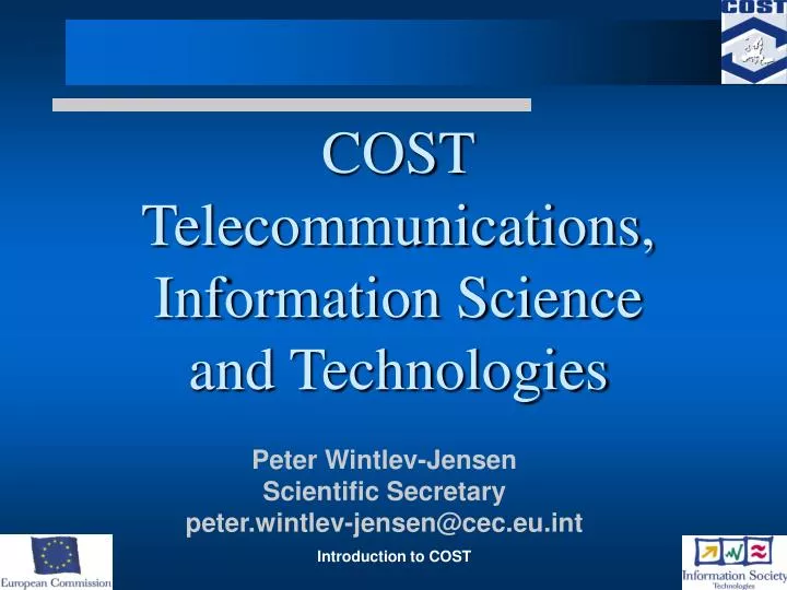 cost telecommunications information science and technologies