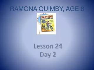 RAMONA QUIMBY, AGE 8