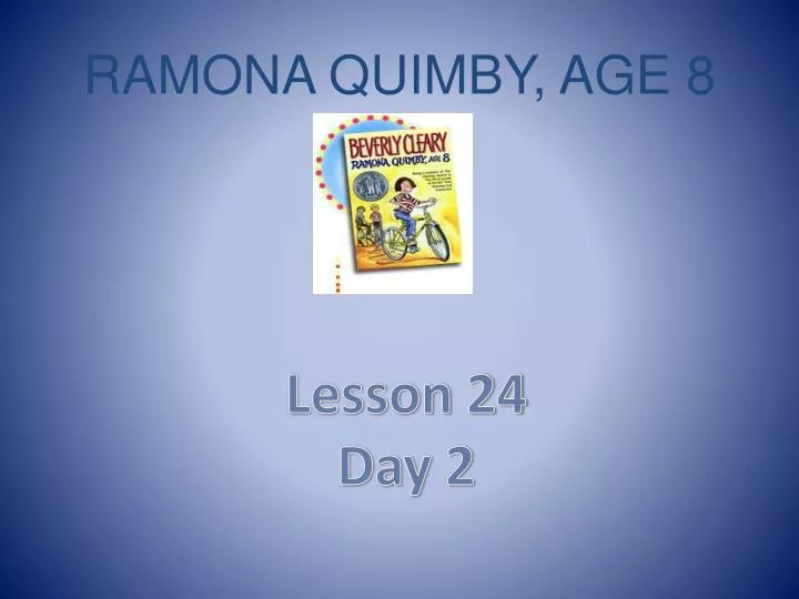 ramona quimby age 8