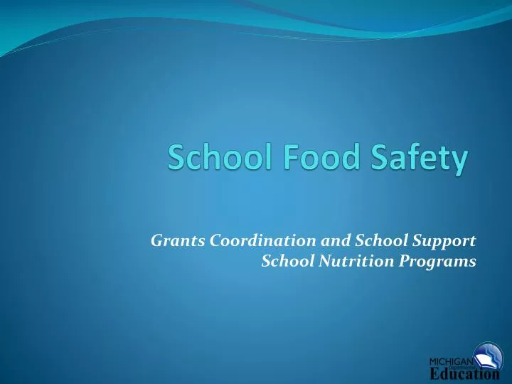 school food safety
