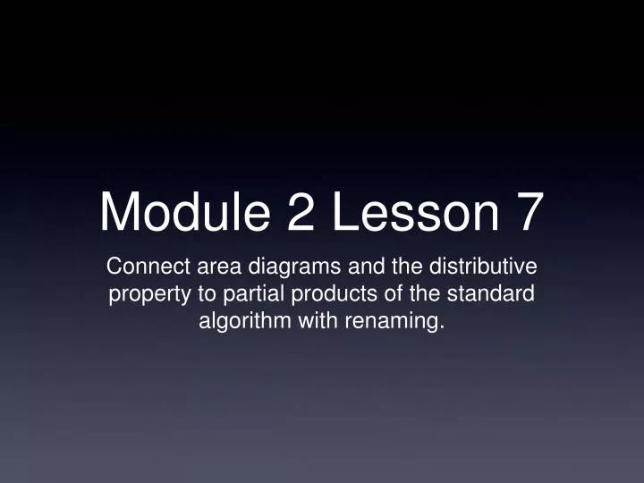 module 2 lesson 7