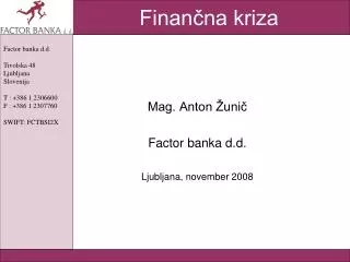 finan na kriza
