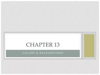 Chapter 13