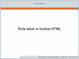 informatyka
