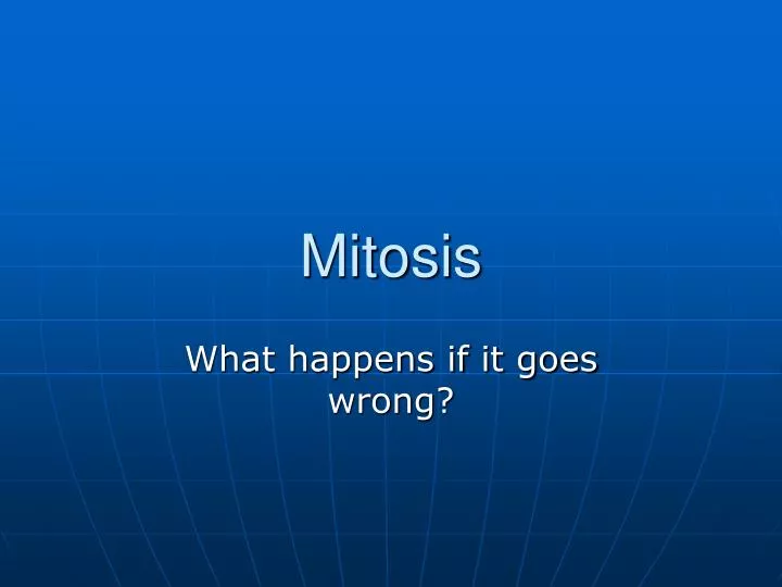 mitosis