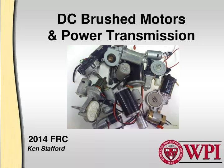 dc brushed motors power transmission