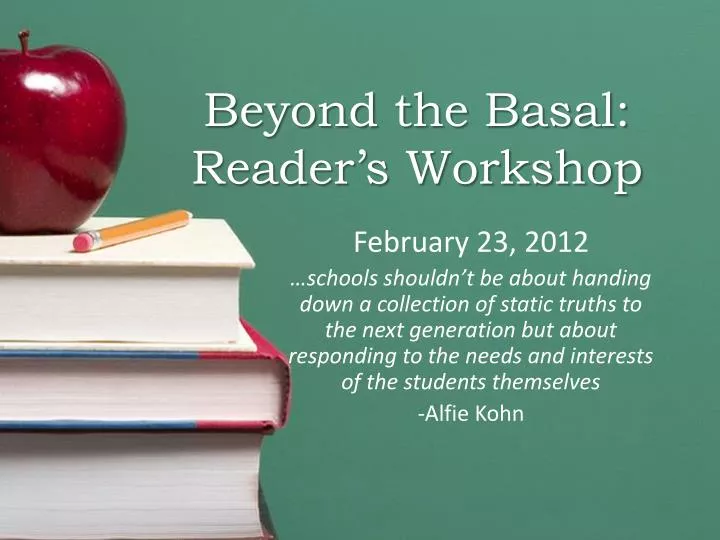 beyond the basal reader s workshop