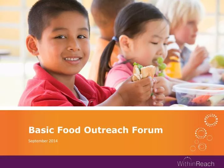 basic food outreach forum