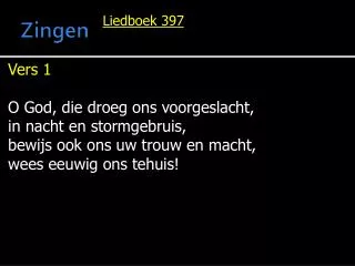 zingen