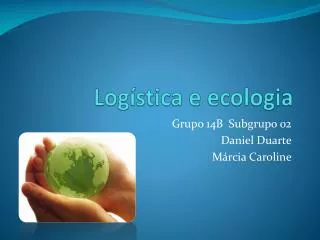 log stica e ecologia