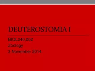 Deuterostomia i