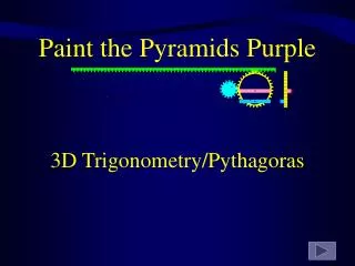 Paint the Pyramids Purple