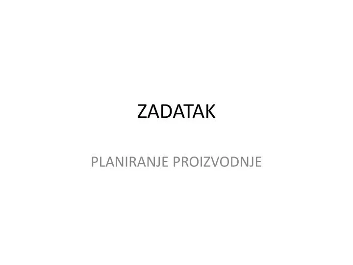 zadatak