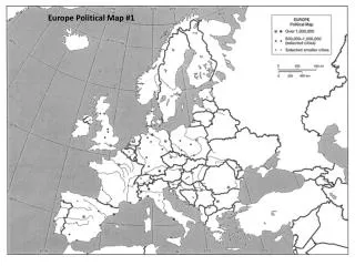 Europe Political Map #1