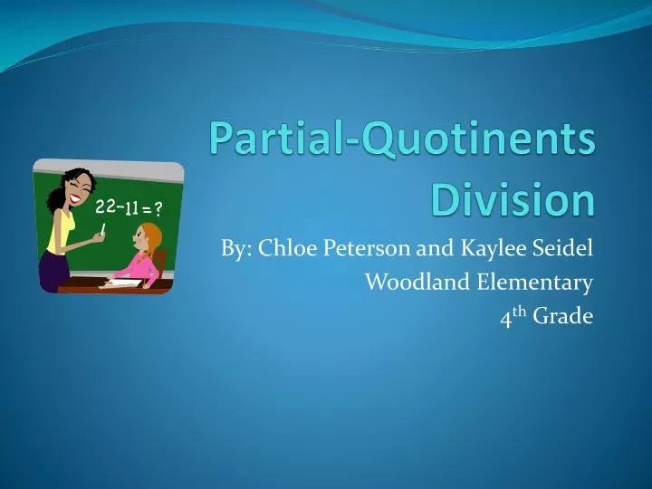 partial quotinents division