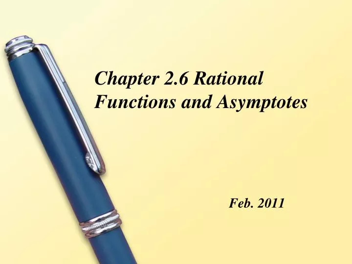 chapter 2 6 rational functions and asymptotes