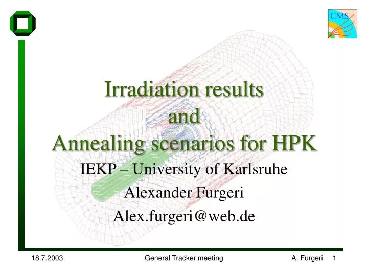 irradiation results and annealing scenarios for hpk
