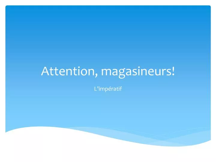 attention magasineurs