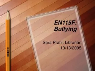 EN115F: Bullying