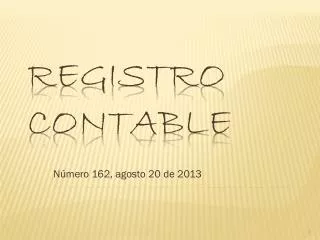 n mero 162 agosto 20 de 2013