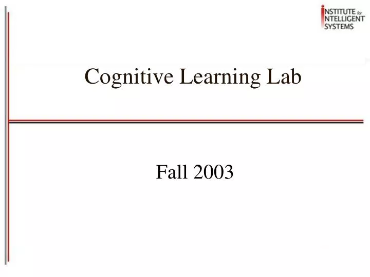 cognitive learning lab