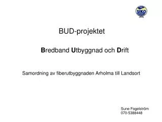 BUD-projektet