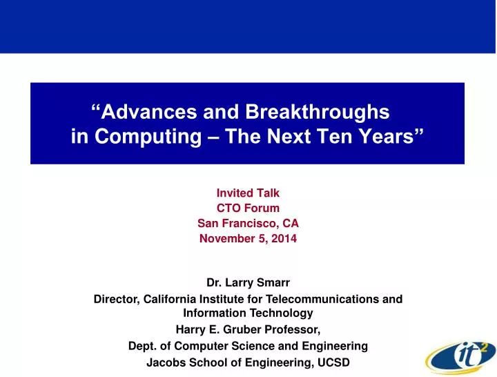 advances and breakthroughs in computing the next ten years