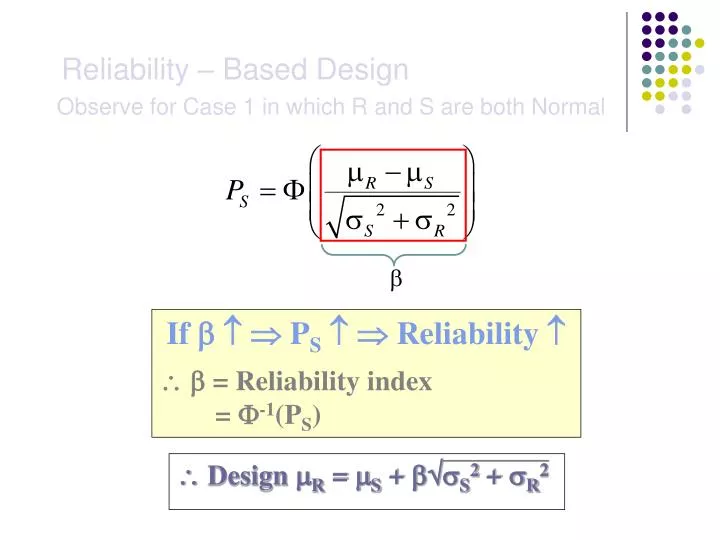 reliability based design