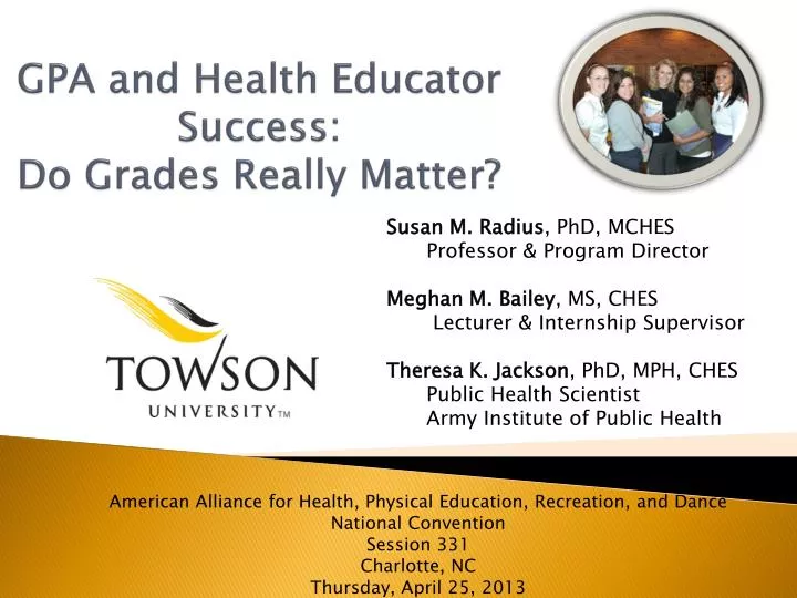 gpa and health educator success do grades really matter
