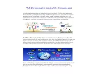 Web Development in London UK - Sowedane.com