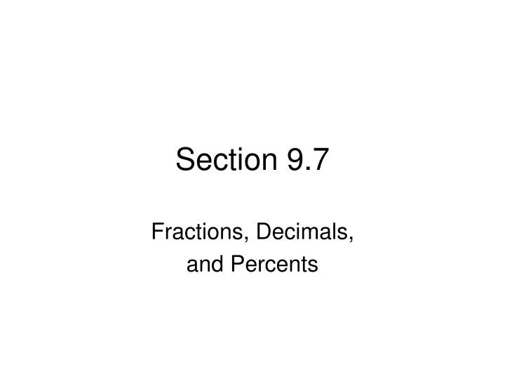 section 9 7