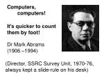Revolutionizing Research: The Evolution of SPSS and Survey Technologies - slide 1