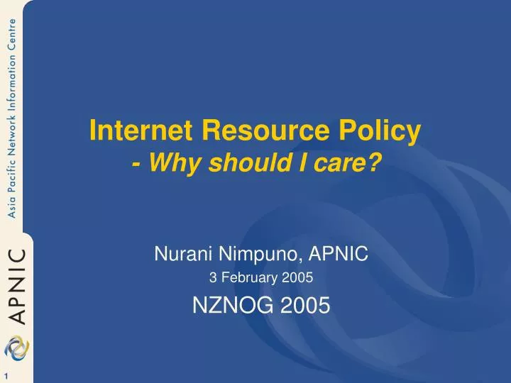 internet resource policy why should i care