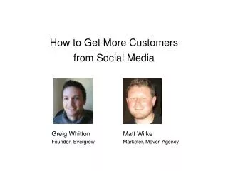 How to Get More Customers from Social Media