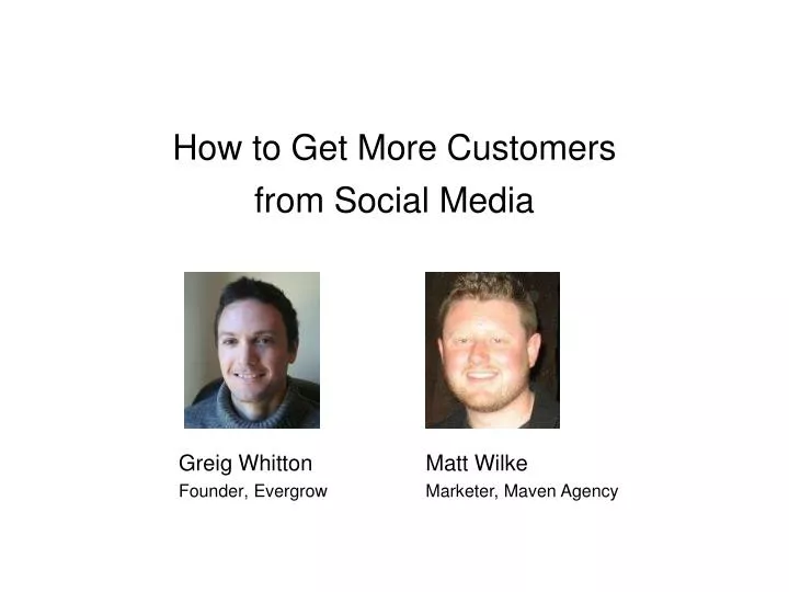 how to get more customers from social media