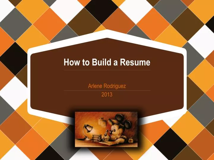 how to build a resume
