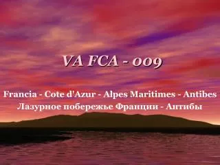 va fca 009