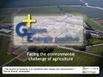 Transforming Agriculture: The GE+ Program's Approach to Environmental Challenges - slide 1