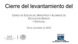 c ierre del levantamiento del